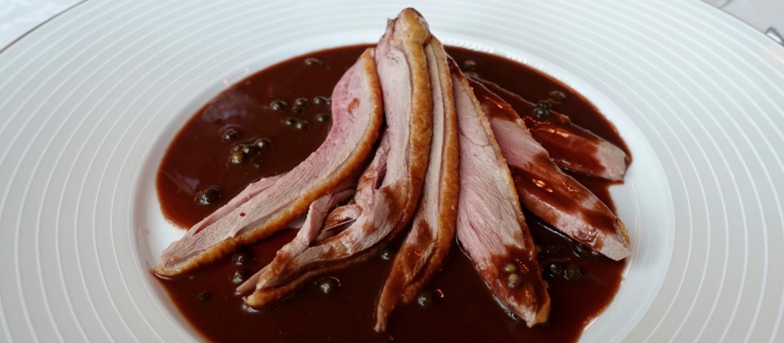 DSC05554 CANARD A LA PRESSE AT THE RITZ, LONDON